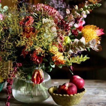 Photo d'un bouquet de fleurs par l'artiste Aude Joli Jour