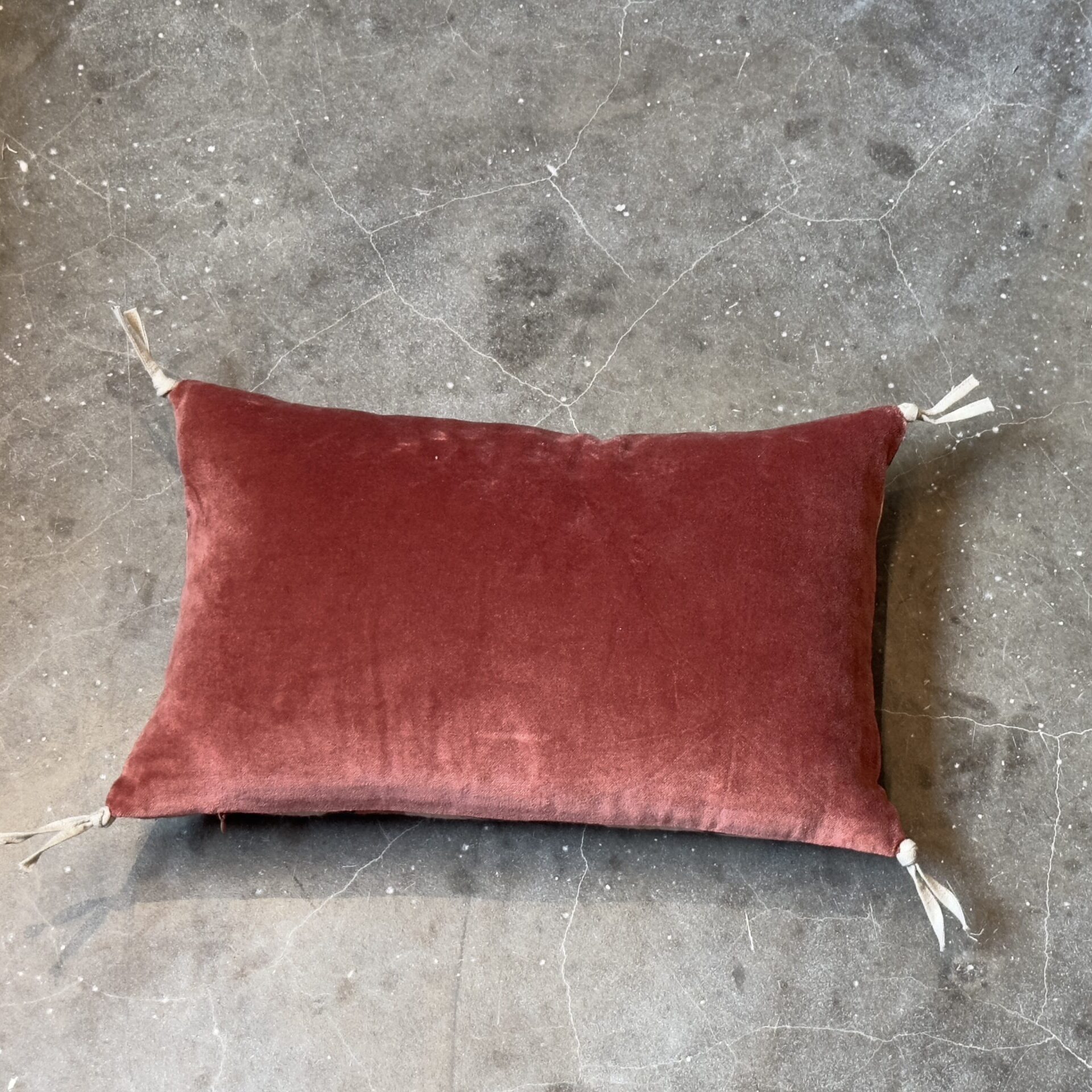 coussin dandy terracotta