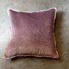 coussin herbier lilas