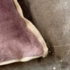 coussin herbier lilas