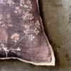 coussin herbier lilas