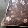 coussin herbier lilas