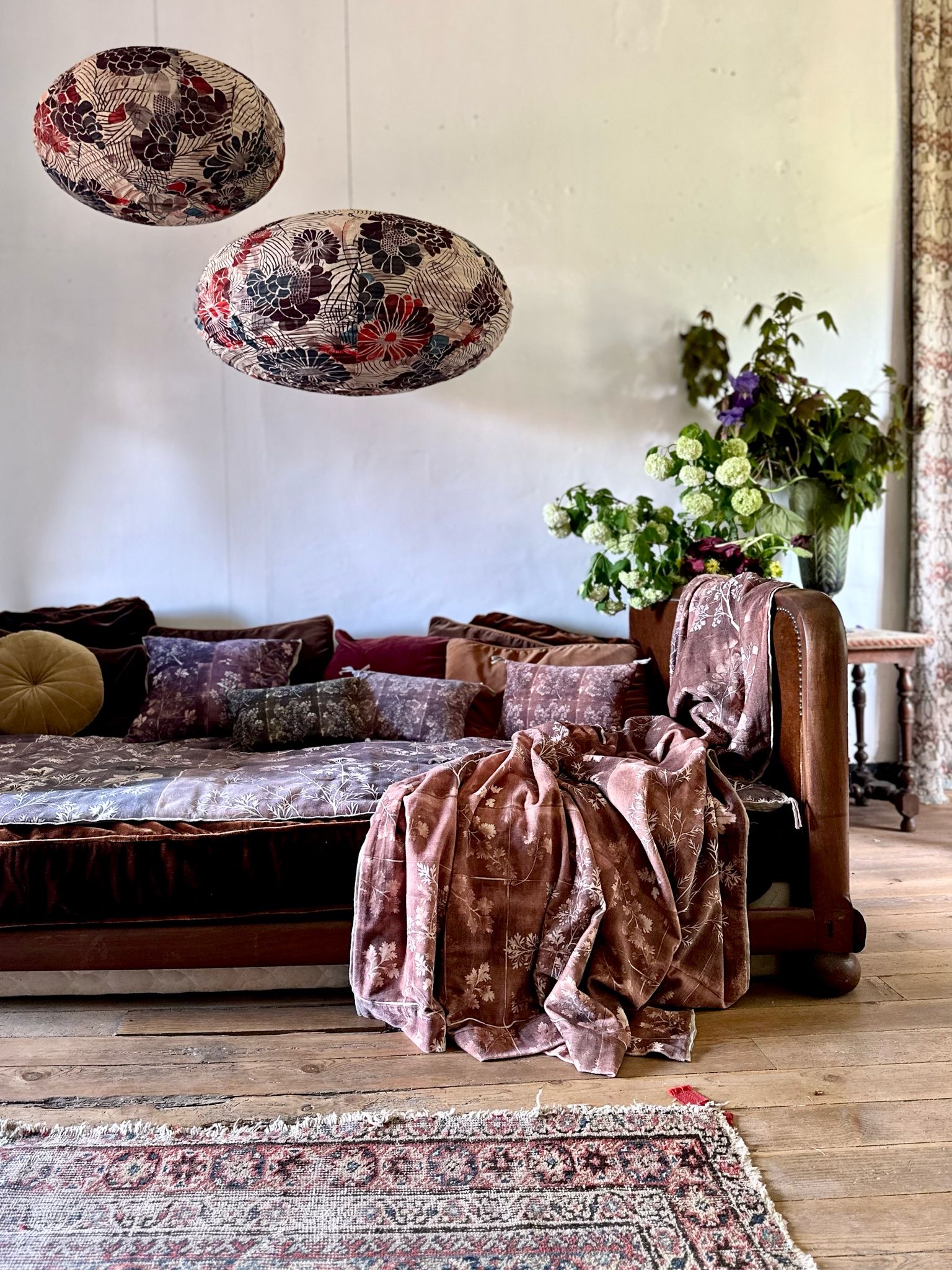 SUSPENSION EN TISSU HERBARIUM - Collection Vienna Herbarium