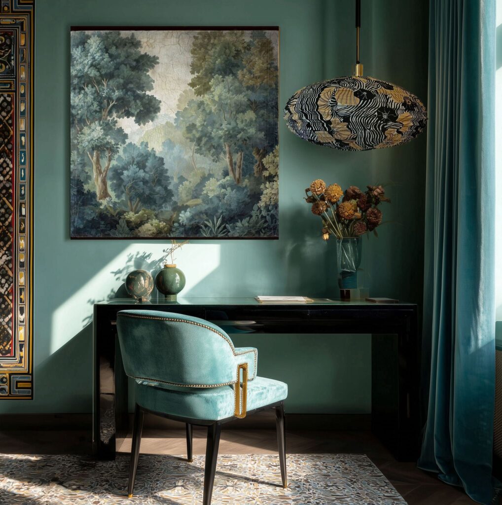 SUSPENSION EN TISSU ECORCE