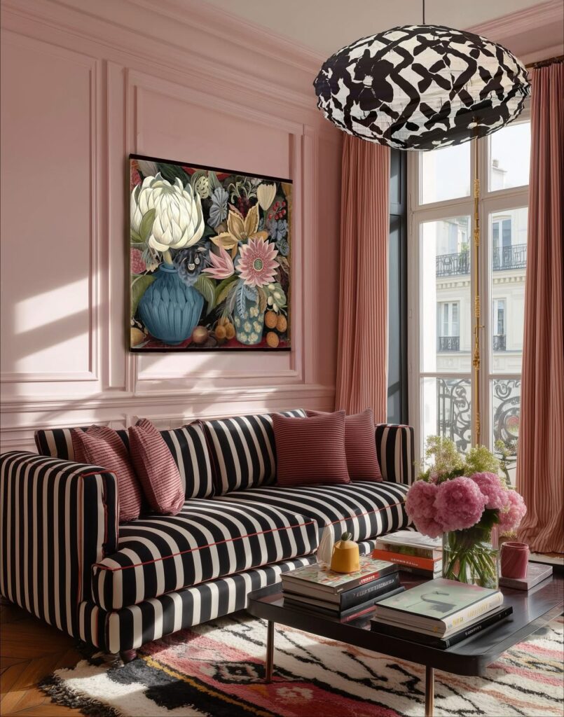 SUSPENSION EN TISSU TREILLAGE