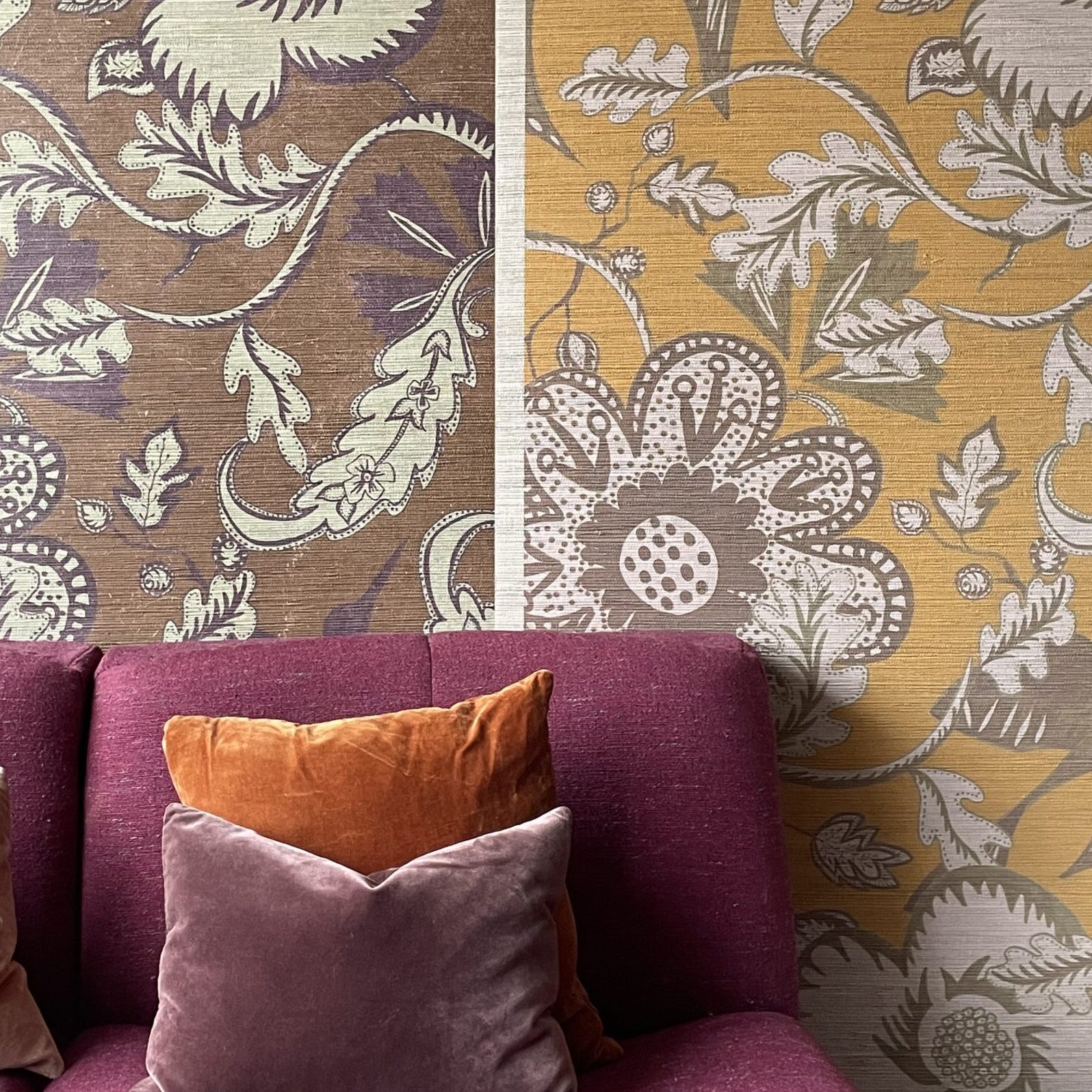 Hemp panel n°1: The yellow Indian