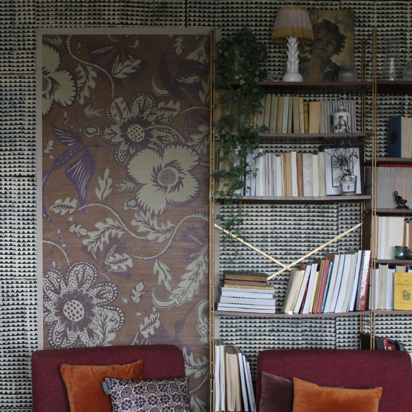 Hemp panel n°2: The purple Indian