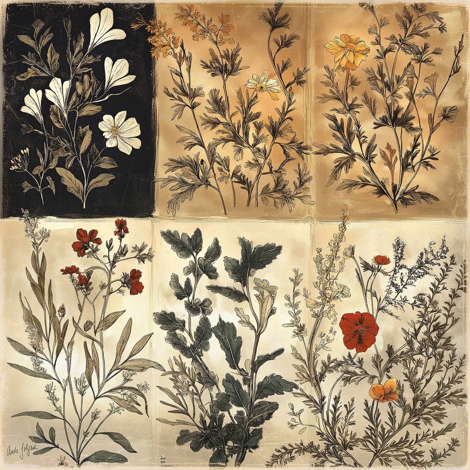 Toile vagabonde n°17 : Les herbiers bruns