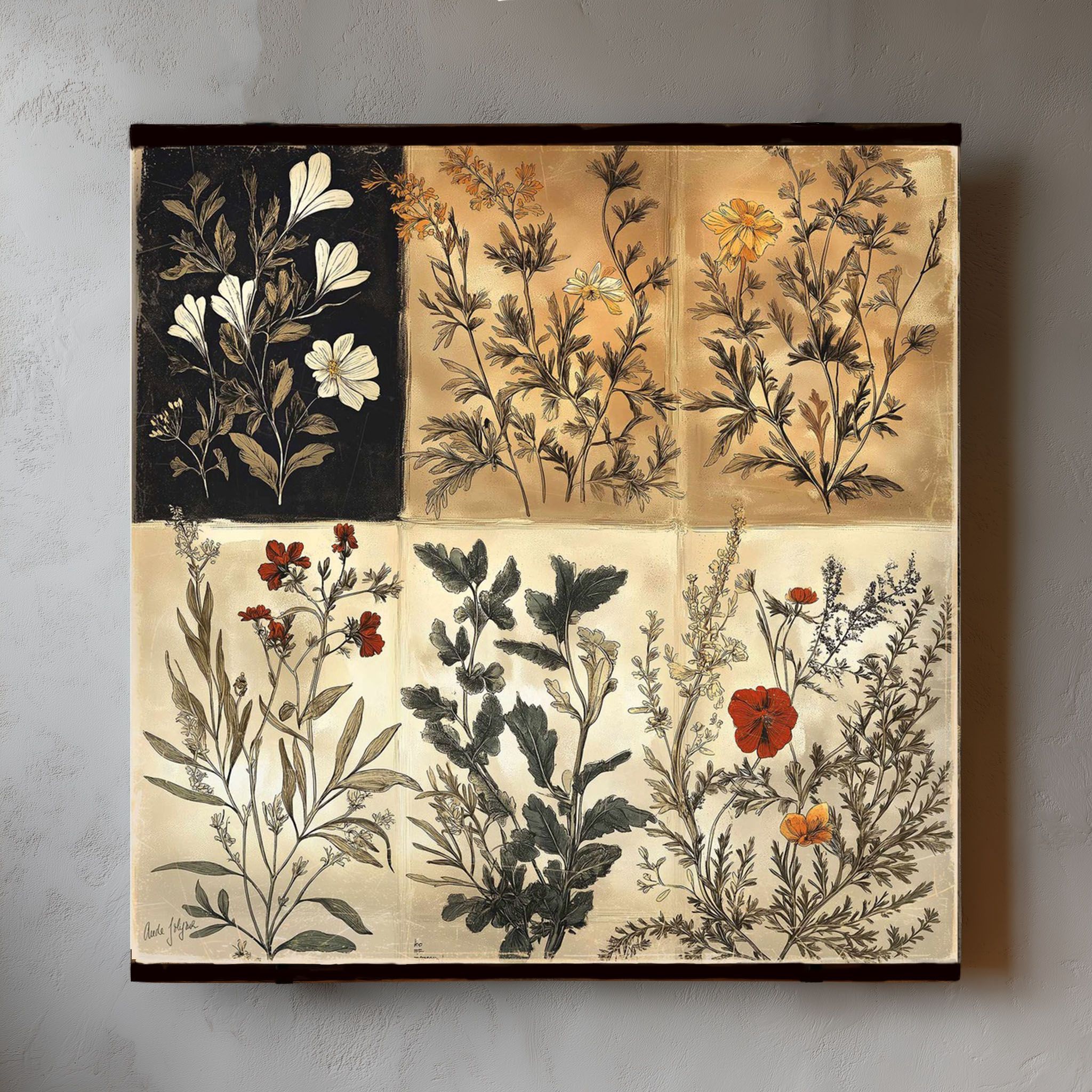 Toile vagabonde n°17 : Les herbiers bruns