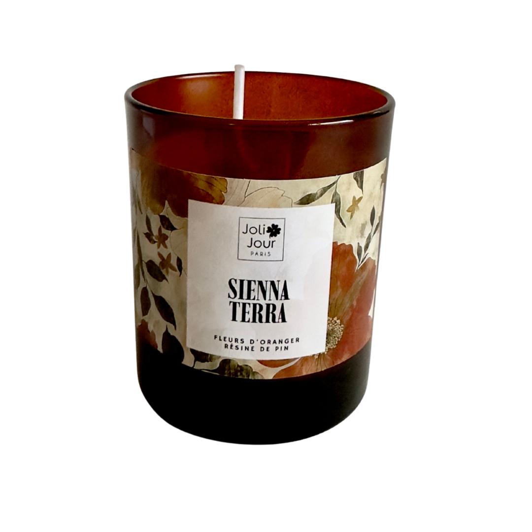 COFFRET SIENNA -   fleur d'oranger & pin  bougie & spray