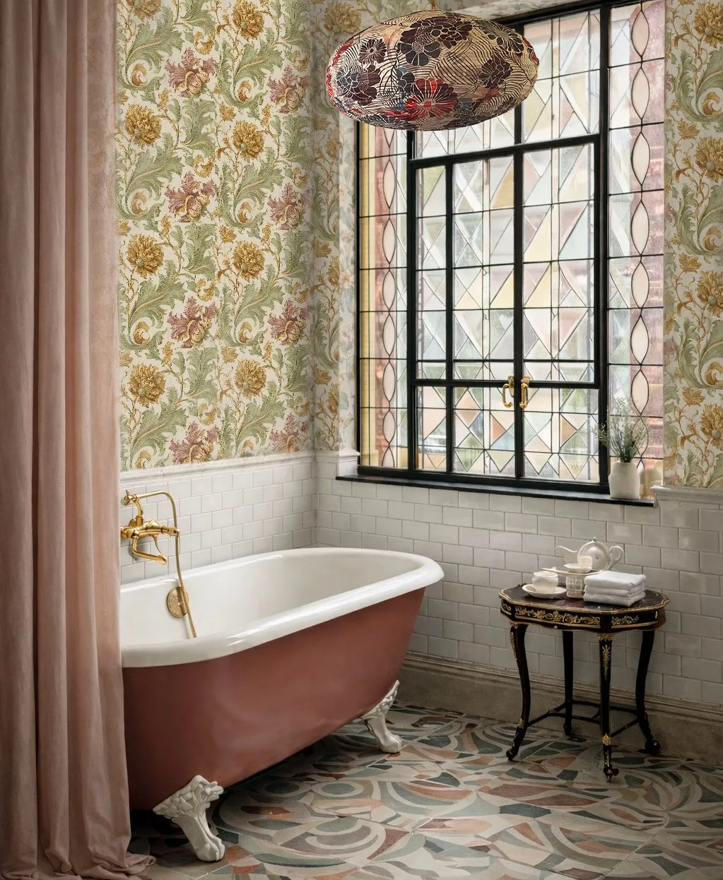 Feuille de papier Peint n°19 - Venice Céleste