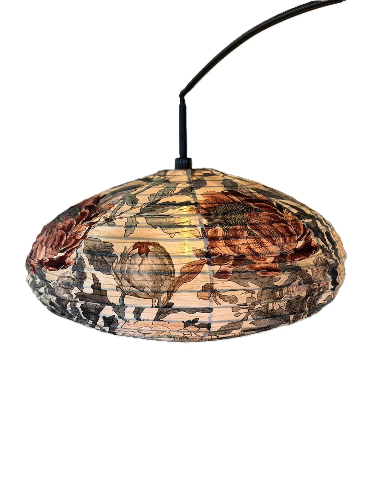 suspension en tissu avec des motifs de fleurs