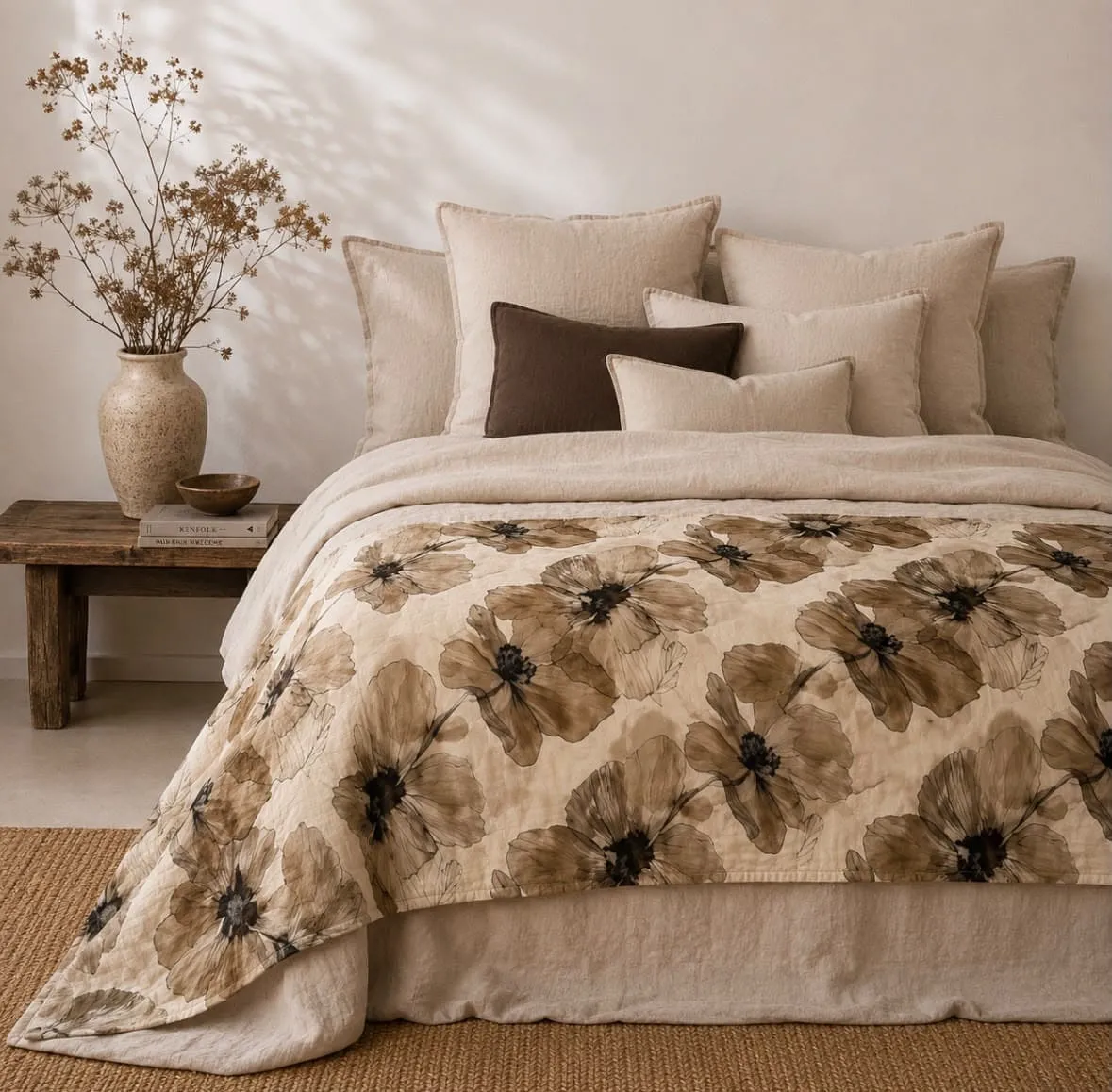 Plaid bout de lit en gaze de coton – Toledo