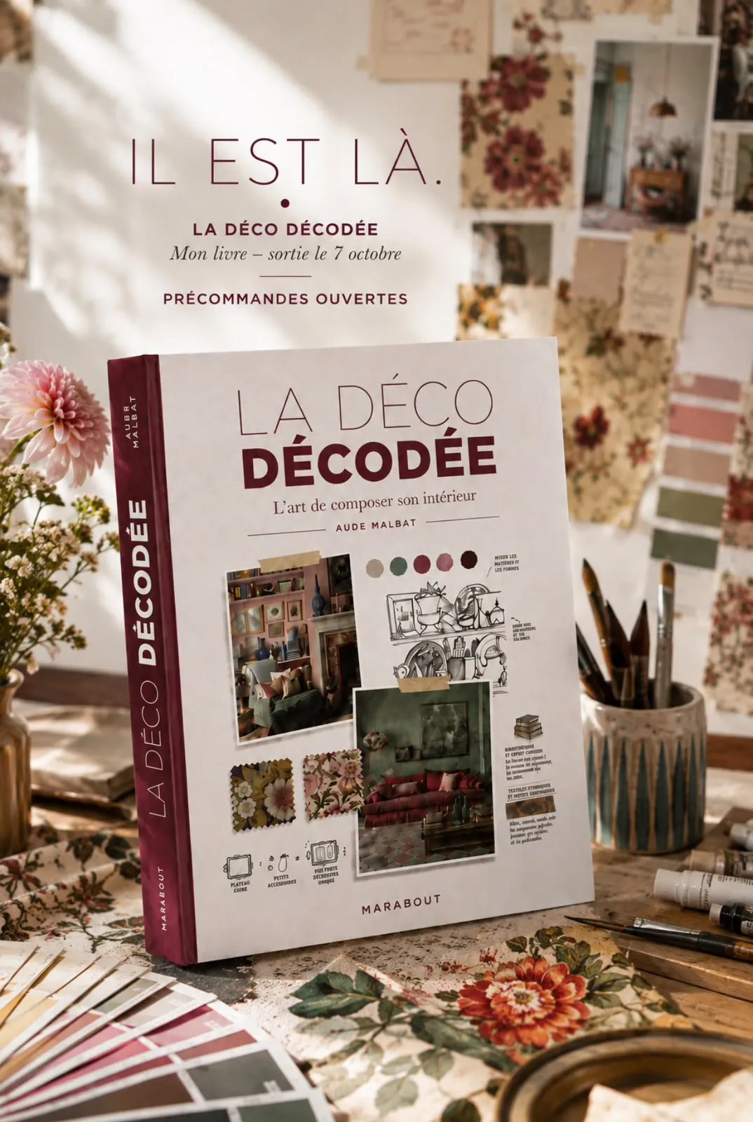 Couverture du livre La Déco Décodée par Aude Malbat aux Éditions Marabout